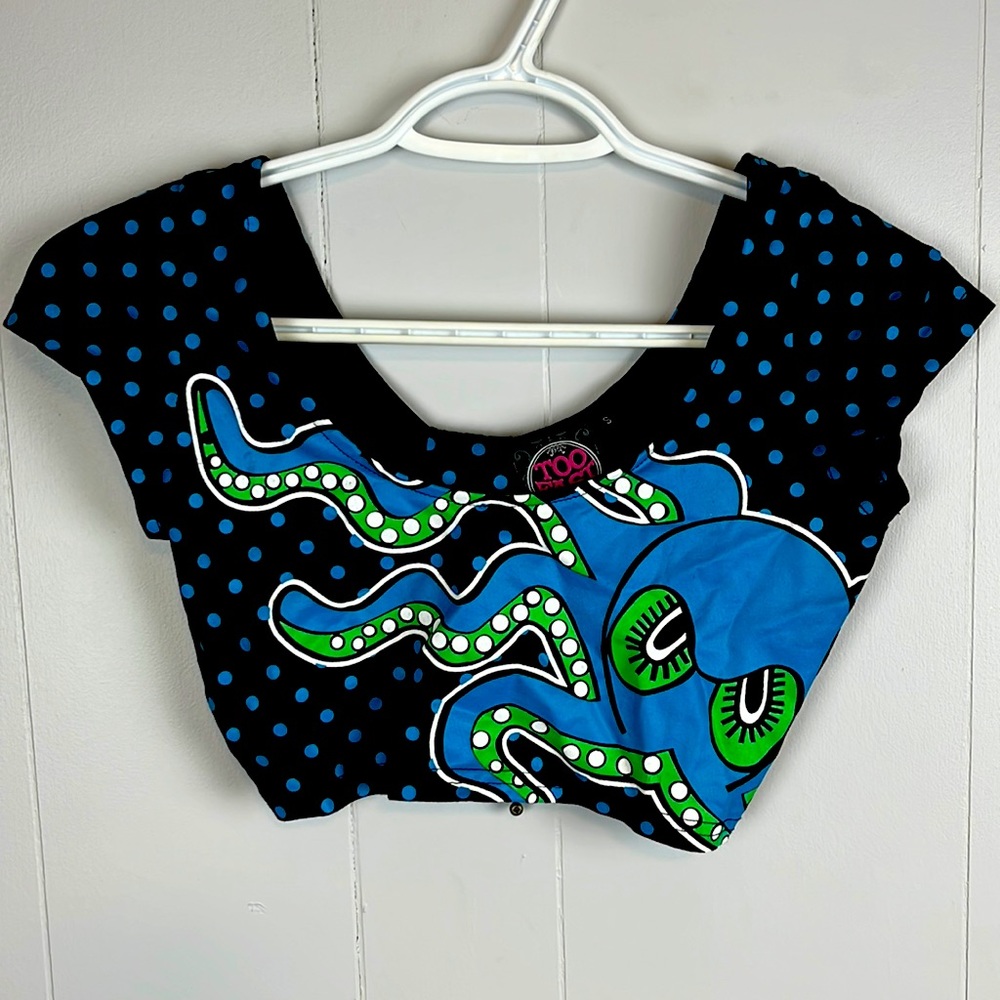 Open back crop top